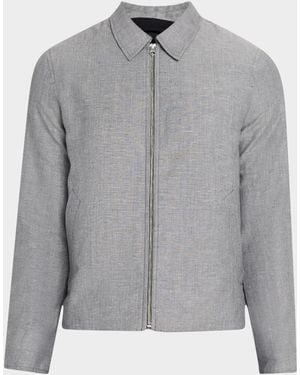 Rag & Bone Melrose Wool-Blend Full-Zip Jacket - Gray