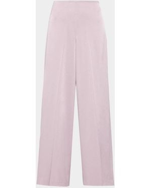 Emanuel Ungaro Kai Wide-Leg Satin Pants - Pink