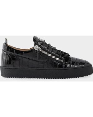 Giuseppe Zanotti Apos;S Obsession Leather Low-Top Sneakers - Black