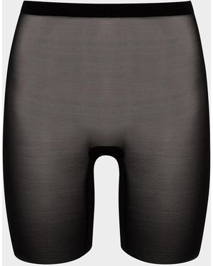 Wolford Tulle Control Shorts - Gray