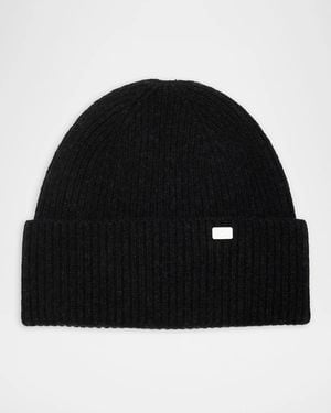 Varsity Headwear Apos;S Oslo Cashmere-Merino Wool Beanie - Black