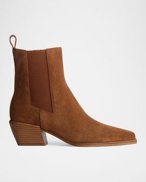 Rag & Bone Joni Suede Chelsea Boots - Brown