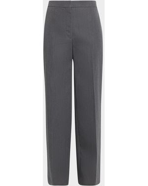 FFORME Aris Tailored Wide-Leg Pants - Gray