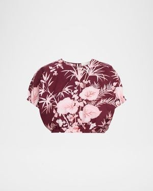 Cara Cara Bari Printed Top - Pink