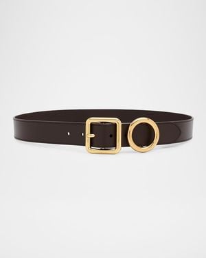 Jacquemus La Ceinture Regalo Leather Belt - Brown