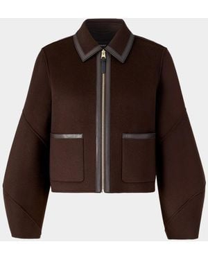 Mackage Solana Wool Jacket - Brown