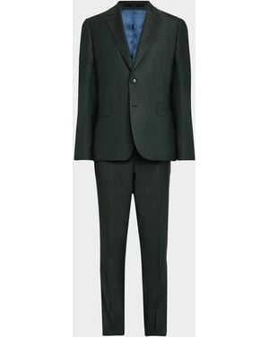 Paul Smith Tailored-Fit Wool Two-Piece Suit - Black