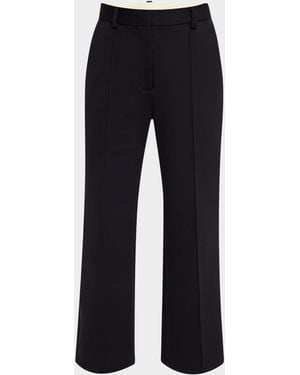 Co. Cropped Flared Pants - Blue