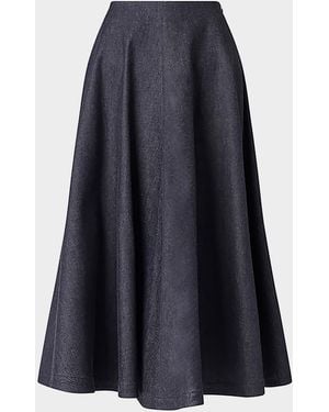 Altuzarra Varda A-Line Denim Skirt - Blue