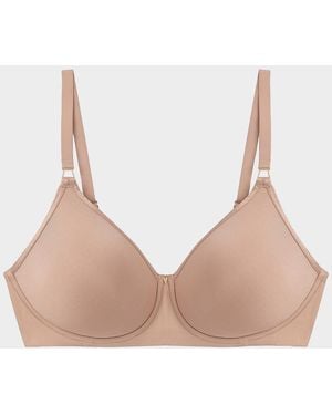 Wacoal Simply Done Wire Free Spacer T-Shirt Bra - Natural