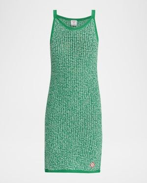 CASABLANCA Mouline Dress in Green | Lyst CASABLANCA Mouline Dress in Green | Lyst