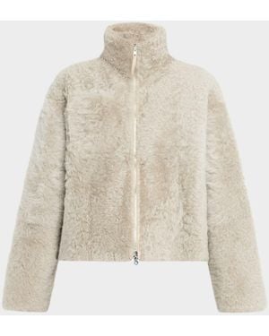 UTZON Jeena Reversible Shearling Jacket - Natural