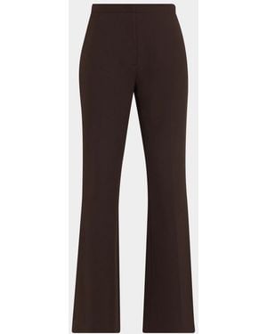 Jonathan Simkhai Kenna High-Rise Flare Pants - Brown