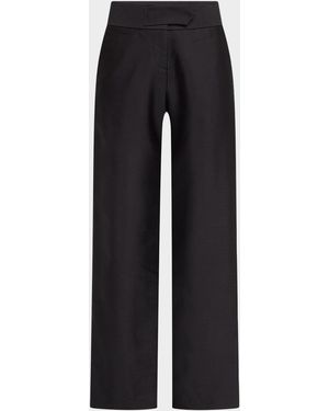 Brandon Maxwell The Phoenix Low-Rise Pants - Black