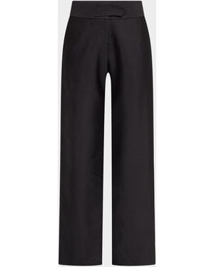 Brandon Maxwell The Phoenix Low-Rise Pants - Black