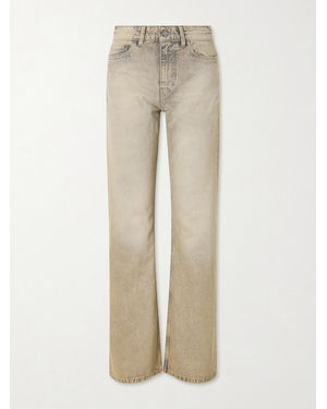 Our Legacy Boot Cut Mid-Rise Straight-Leg Jeans - Natural
