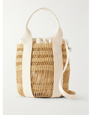 Muuñ Mixy Raffia Bucket Bag - Natural
