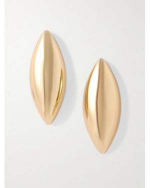 Jennifer Fisher Puffy Dagger-Plated Earrings - White