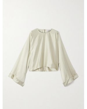 Altuzarra Jonty Satin Blouse - White