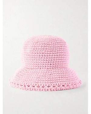 Magda Butrym Fischerhut Aus Gehäkelter Baumwolle - Pink