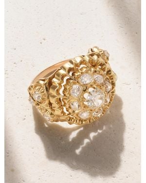 Fred Leighton Diamond Ring - Mettallic