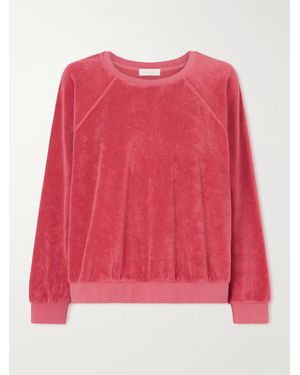 Suzie Kondi Samos Cotton-Blend Terry Sweatshirt - Pink