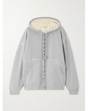 Acne Studios Flexa Kapuzenjacke Aus Jersey Aus Einer Baumwollmischung - Grau
