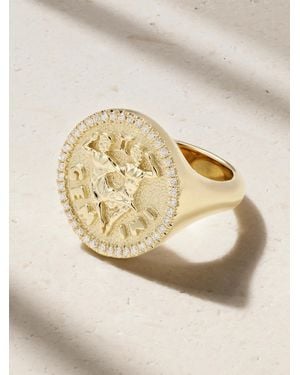 Anita Ko Zodiac 18-Karat Diamond Ring - Natural
