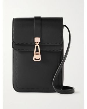 Gabriela Hearst Étui Pour Téléphone En Cuir - Noir