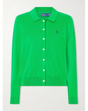 Polo Ralph Lauren Cotton-Blend Cardigan - Green