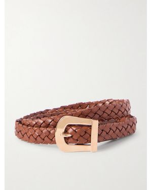 Gabriela Hearst Marija Woven Leather Belt - Pink