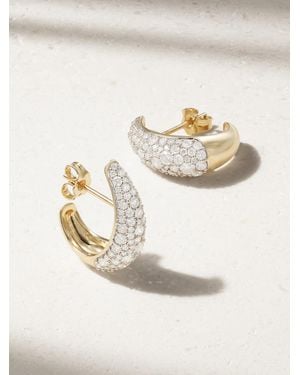Lucy Delius Signature 14-Karat Diamond Earrings - Natural