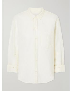 Citizens of Humanity Kayla Shrunken Linen Shirt - Natural