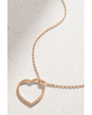 Repossi Antifer Heart 18-Karat Rose Necklace - Natural