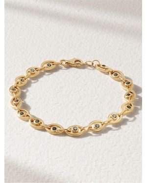 Melissa Joy Manning 14-Karat Topaz Tennis Bracelet - Natural