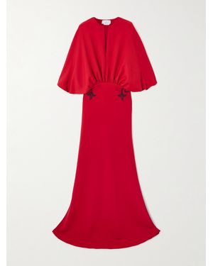 Themis Z Sirin Crepe Maxi Dress - Red