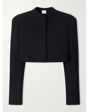 KHAITE Samo Crepe Jacket - Black
