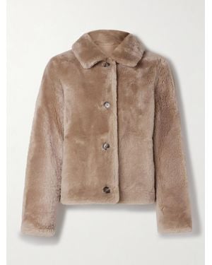 Yves Salomon Shearling Jacket - Brown