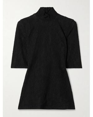 Stella McCartney Stretch Recycled Corded Lace Top - Black