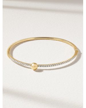Rainbow K Ball 14-Karat Diamond Bracelet - Natural