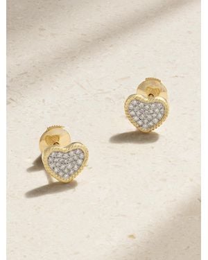 Yvonne Léon 9-Karat Diamond Earrings - Natural