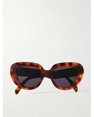 Celine Oversized Butterfly-Frame Acetate Sunglasses - Multicolour