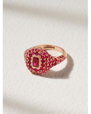SHAY 18-Karat Rose Ruby Ring - Pink
