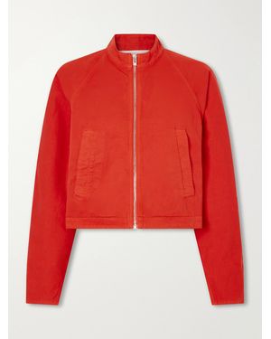 Alaïa Denim Cotton Jacket - Red
