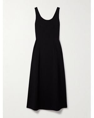 The Row Teza Maxikleid Aus Wolle - Schwarz