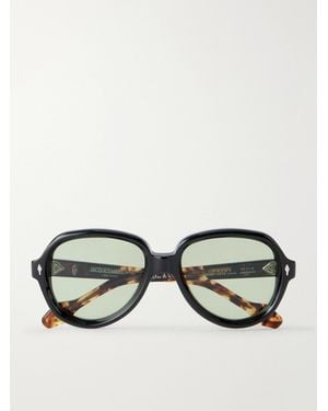 Jacques Marie Mage Lou Lou De La Falaise Louise Aviator-Style Acetate Sunglasses - Multicolor
