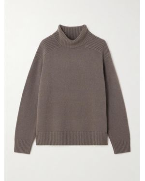 arch4 Embankment Cashmere Turtleneck Jumper - Grey