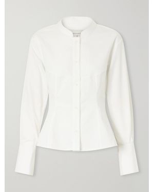 LIBEROWE Cotton-Poplin Shirt - White