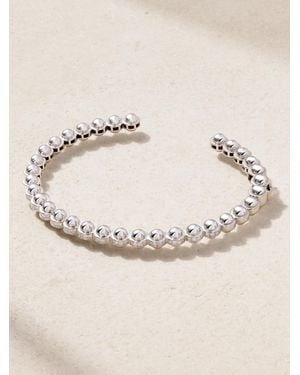 L'Atelier Nawbar The Carbon Atom Armreif Aus 18 Karat Weißgold Mit Diamanten - Natur