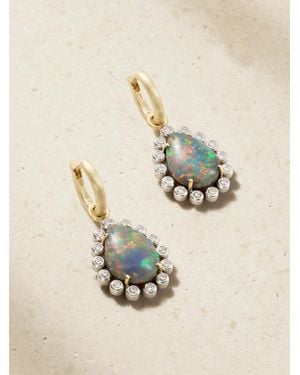 Irene Neuwirth One Of A Kind 18-Karat And, Opal And Diamond Earrings - Natural